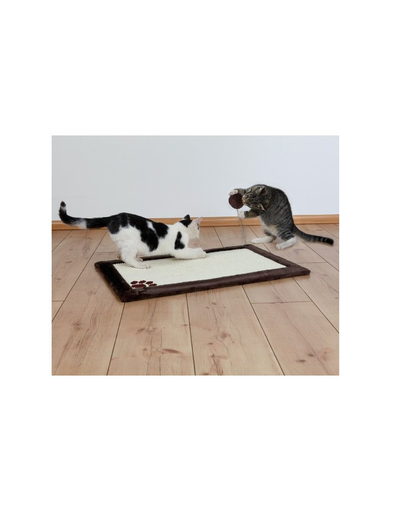 TRIXIE Kaparó szőnyeg macskáknak 70 x 45 cm barna plüssel