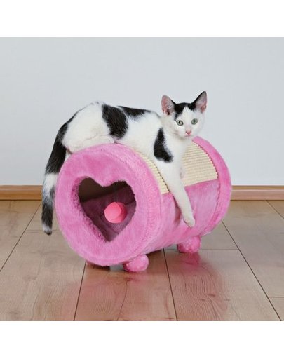 TRIXIE Kaparó henger macskáknak átmérő 27 x 39 cm rózsaszín
