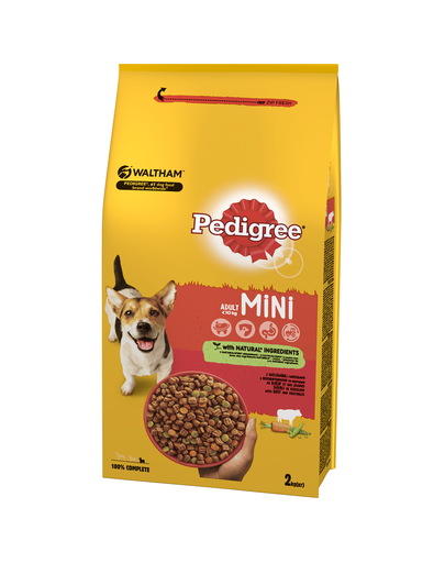 PEDIGREE  Vital Protection kisméretű kutyáknak marhahús és zöldségek  2 kg