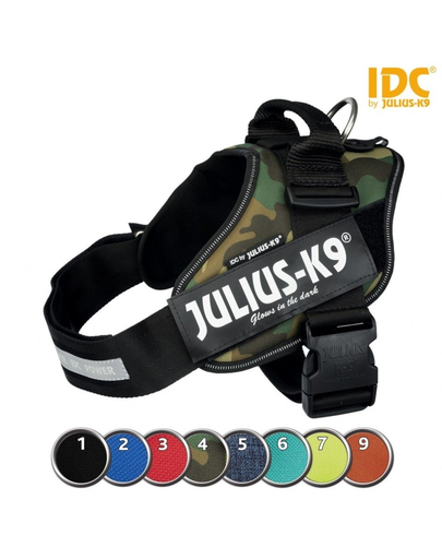 TRIXIE Harness Julius-K9®, Baby 2/XS–S: 33–45 cm/18 mm, moro