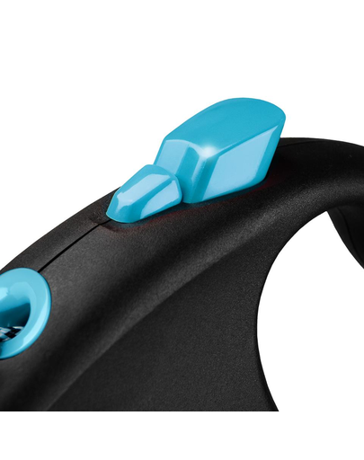 FLEXI Automatikus póráz  Black Design M Cord 5 m blue