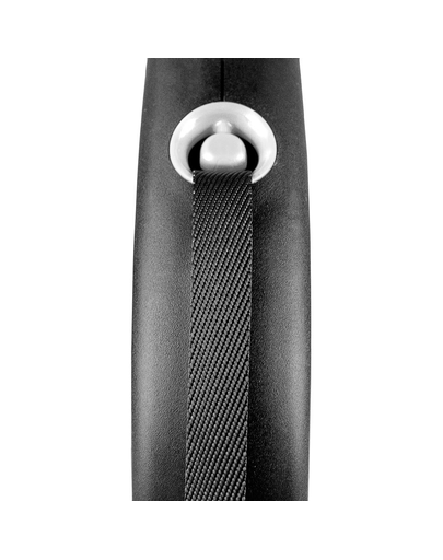 FLEXI Automatikus póráz Black Design S 5 m szín fekete