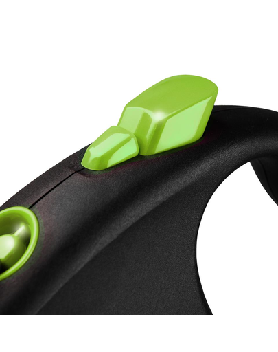 FLEXI Automatikus póráz Black Design S 5 m zöld szín