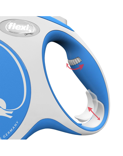 FLEXI New Comfort M Cord 8m blue automata póráz