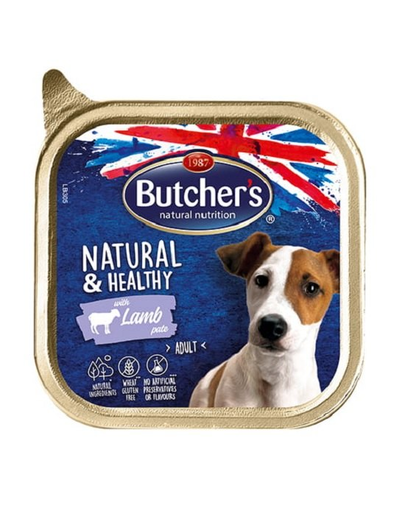 BUTCHER'S Natural&Healthy Dog báránypástétom 150 g