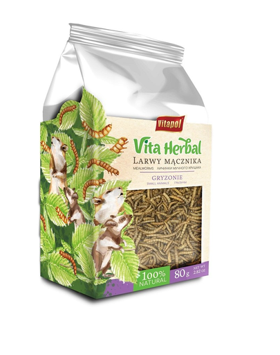 VITAPOL Vita Herbal Fehérlegy-lárvák rágcsálók számára 80 g