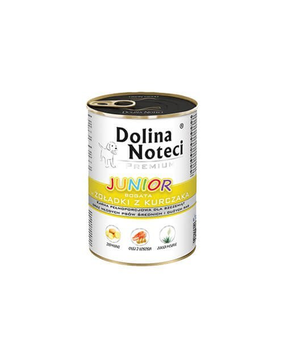 DOLINA NOTECI Premium Junior kistestű csirkemáj és borjúmáj 400 g