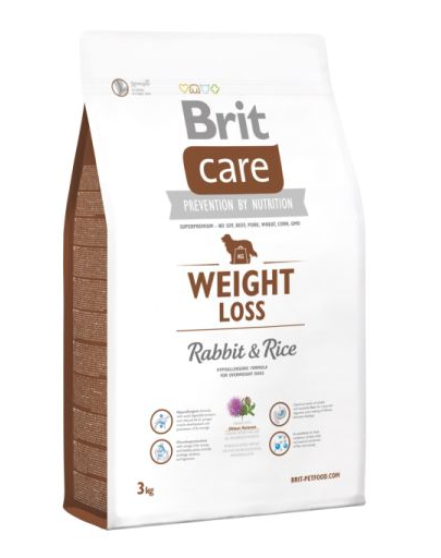 BRIT Care Weight Loss Rabbit & Rice 3 kg