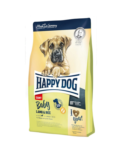 HAPPY DOG Baby Giant Bárányhús rizzsel 4kg