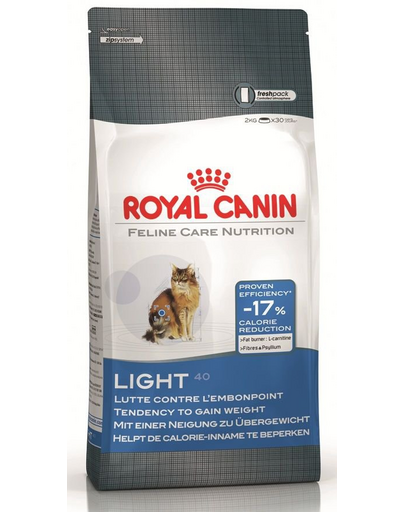 ROYAL CANIN Light 40 10 kg + 2 kg ajándék!