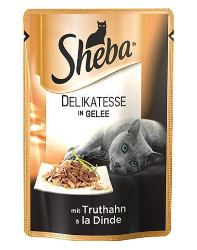 SHEBA Delicacy in Jelly pulykával 85g