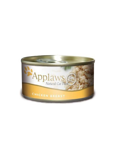 APPLAWS Cat Tin Chicken Breast 6 x 156 g csirkemell a macskának