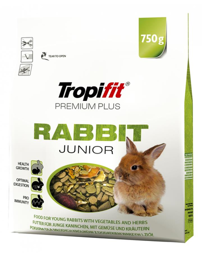 TROPIFIT Premium Plus RABBIT JUNIOR nyúlhoz 750 g