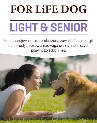 FITMIN Fitmin dog for life light - senior - 15 Kg