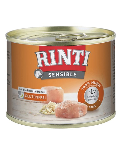 RINTI Sensible Csirke rizzsel 185 g