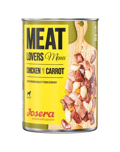 JOSERA Meatlovers Menu Chicken with carrot 6x400 g