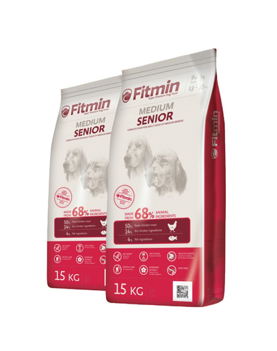 FITMIN Medium senior 30 kg (2 x 15 kg)