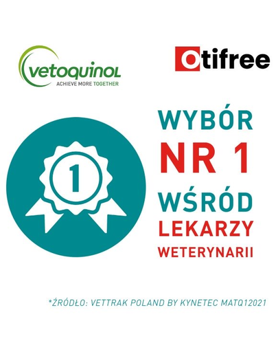VETOQUINOL Otifree 60 ml Detergente auricolare per cani e gatti