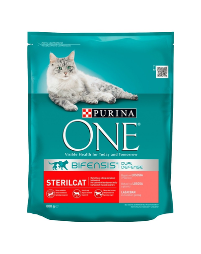 PURINA ONE STERILCAT lazacban és búzában gazdag 800 g