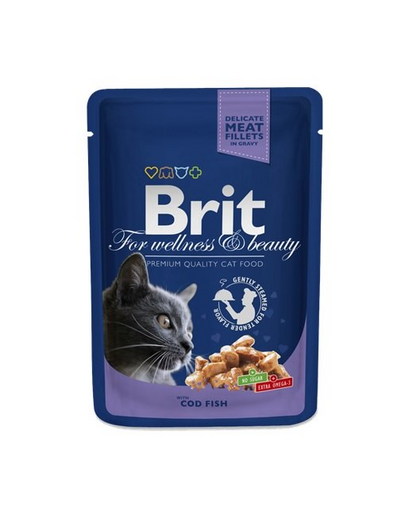 BRIT Premium Cat Adult saszetki w sosie dla kota 24 x 100 g