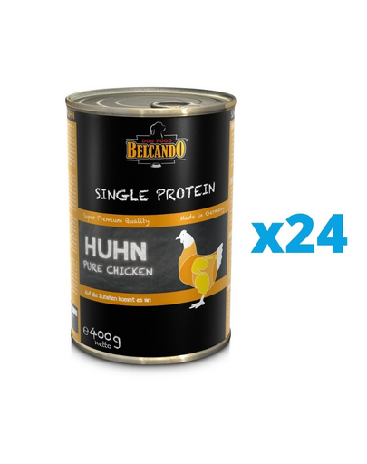 BELCANDO Single Protein Csirke 24x400 g nedves kutyaeledel