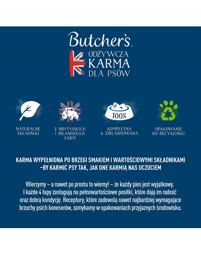 BUTCHER'S Original Recipe in Jelly kutyaeledel, bárányhúsdarabok zselében, 400g