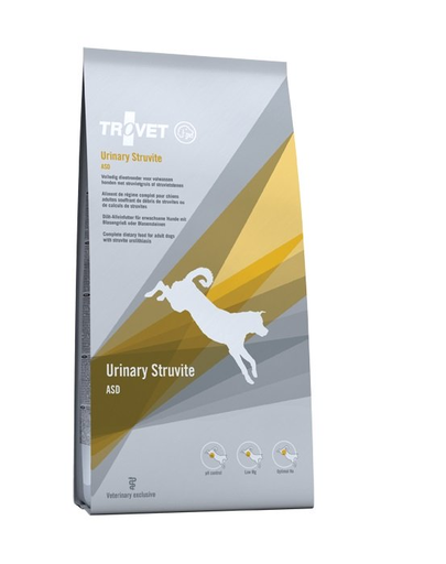 TROVET Urinary Struvite ASD száraz kutyaeledel 12,5 kg