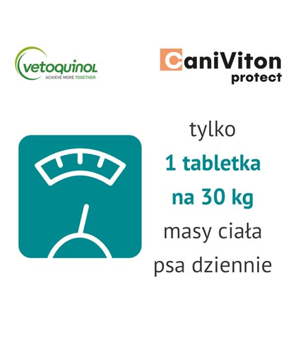 VETOQUINOL Caniviton protect 30 tabletta nagy és óriás kutyafajták ízületeire