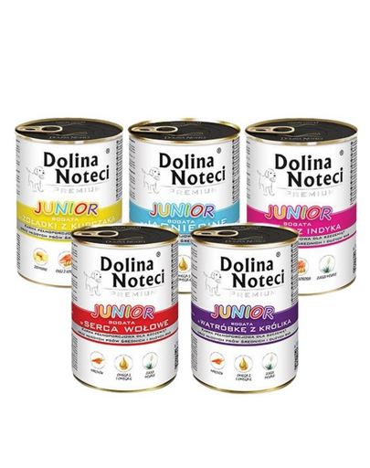 DOLINA NOTECI Junior Premium Ízek keveréke 24x400g