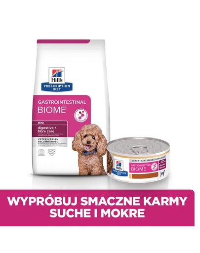 HILL'S Prescription Diet Canine GI Biome 10 kg táplálék emésztési betegségben szenvedő kutyáknak