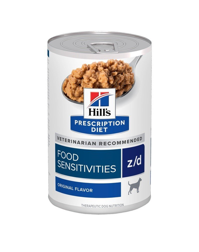 HILL'S Prescription Diet Canine z/d 370 g élelmiszer-intoleranciák esetén