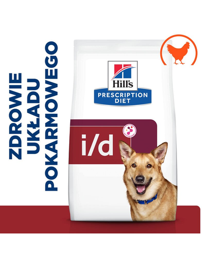 HILL'S Prescription Diet Canine i/d 4 kg táplálék emésztési betegségben szenvedő kutyáknak