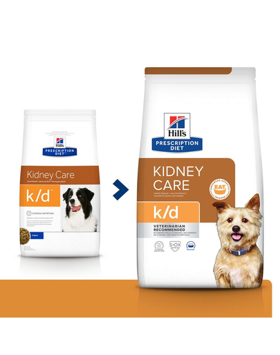HILL'S Prescription Diet Canine k/d 1,5 kg táplálék vesebeteg kutyáknak
