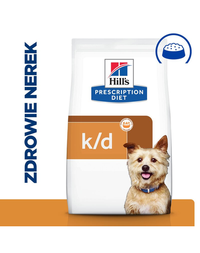 HILL'S Prescription Diet Canine k/d 1,5 kg táplálék vesebeteg kutyáknak