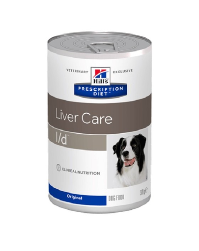 HILL'S Prescription Diet Canine l/d 370g táplálék májbeteg kutyáknak