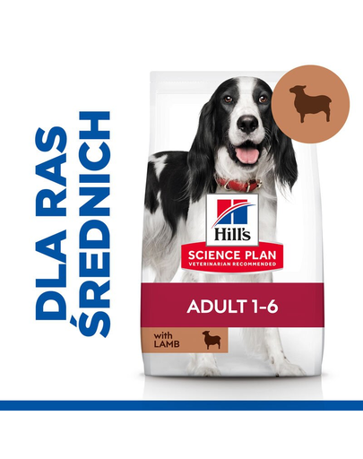 HILL'S Science Plan Canine Adult Medium Breed Lamb & Rice 14 kg