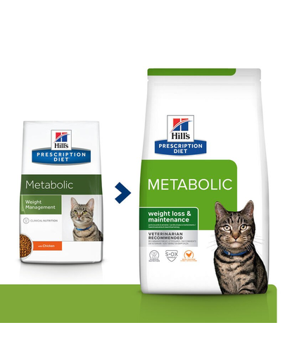 HILL'S Prescription Diet Feline Metabolic csirkével 3 kg