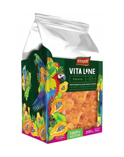 VITAPOL Papaya papagájok és egzotikus madarak számára 200g