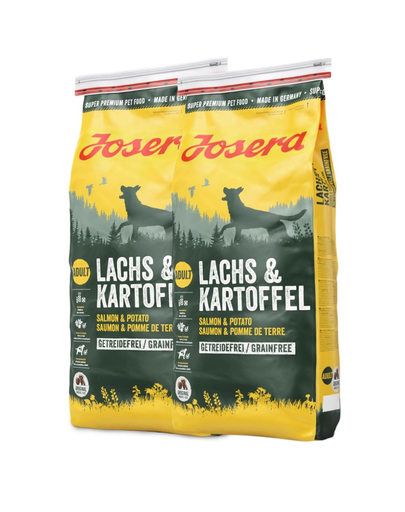 JOSERA Lachs & Kartoffel Felnőtt lazac és burgonya 30 kg (2 x 15 kg)