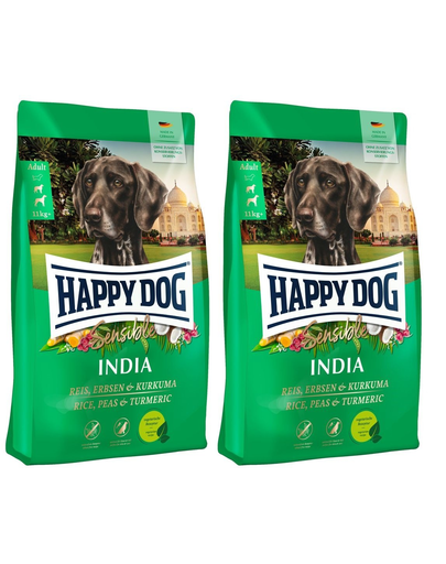 HAPPY DOG Sensible India vegetáriánus eledel 20 kg (2 x 10 kg)