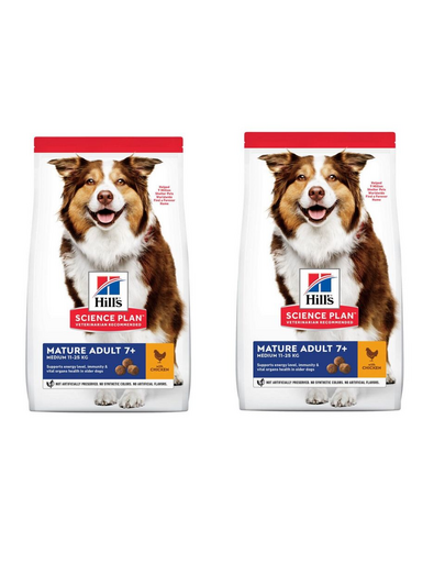 HILL'S Science Plan Canine Mature Adult Chicken New idősebb kutyák számára 28 kg (2x14 kg)