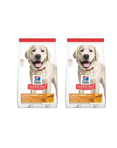 HILL'S Science Plan Adult Light Large breed száraz élelmiszer csirkével 28 kg (2x14 kg)