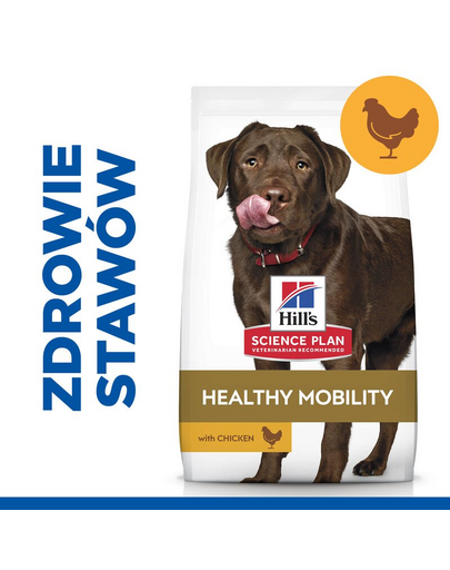 HILL'S Science Plan Canine Adult Healthy Mobility Large breed Chicken 14 kg nagy fajtájú kutyatáp ízületi támogatás