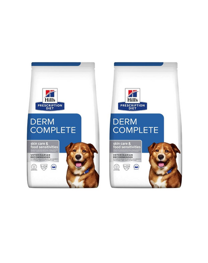 HILL'S Prescription Diet Canine Derm Complete  24 kg (2x12 kg)