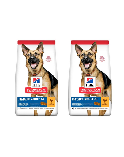 HILL'S Science Plan Canine Mature Adult 6+ Large breed Chicken 36 kg (2x18 kg)