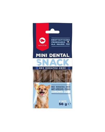 MACED Mini Dental Snack hozzáadott gabonafélék nélkül 56 g