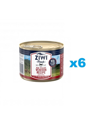 ZIWIPEAK Cat Venison 6 x 185 g
