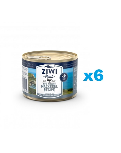 ZIWIPEAK Cat Mackerel 6 x 185 g