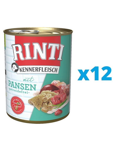 RINTI Kennerfleisch Rumen a bendővel 12x800 g