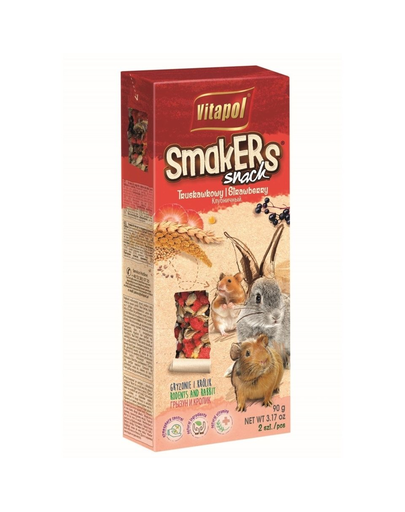 VITAPOL Smakers rágcsálóknak-epres 2 db